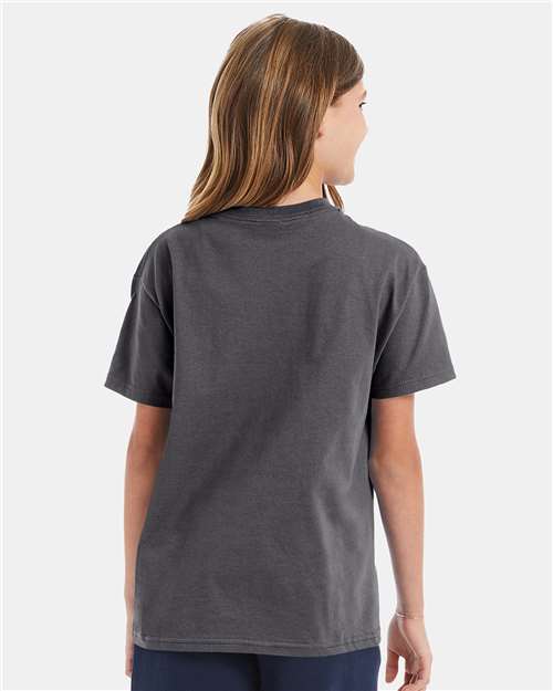 Smoke Grey Authentic Youth T-Shirt - 5450