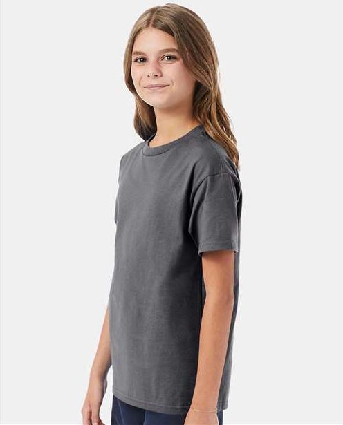 Smoke Grey Authentic Youth T-Shirt - 5450
