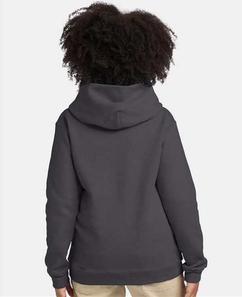 Smoke Grey Ecosmart® Youth Hooded Sweatshirt - P473