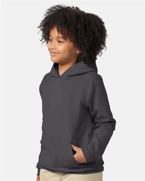 Smoke Grey Ecosmart® Youth Hooded Sweatshirt - P473