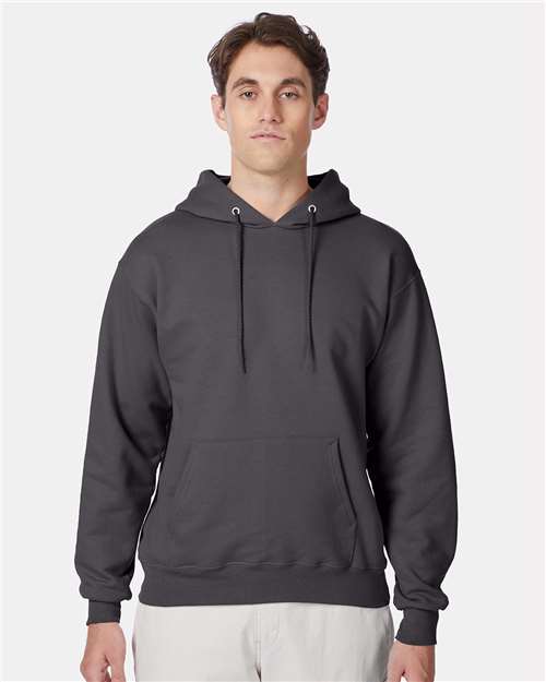 Smoke Grey Ultimate Cotton® Hooded Sweatshirt - F170