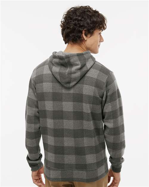 Smoke Triblend Buffalo Triblend Fleece Hooded Sweatshirt - 8871