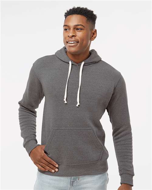 Smoke Triblend Triblend Fleece Hooded Sweatshirt - 8871