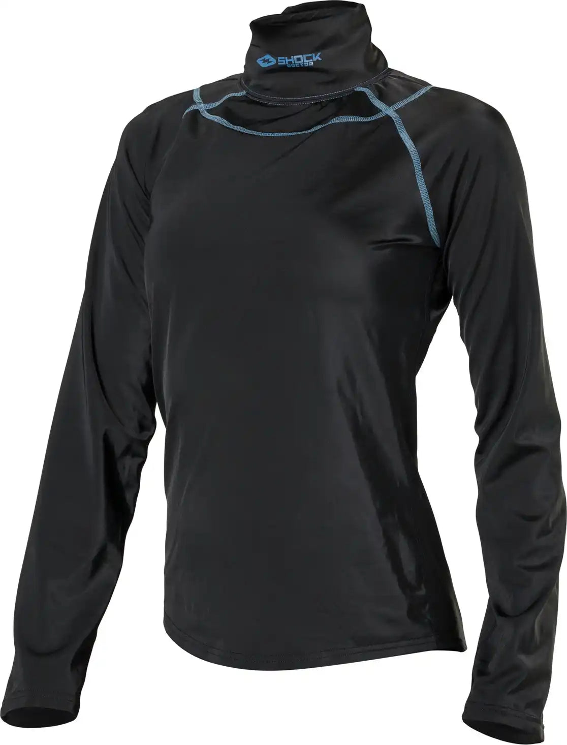 Sock Doctor Sd31490 Wm’s Ultra Comp Neckguard Hockey Shirt Ls - Black / Xs