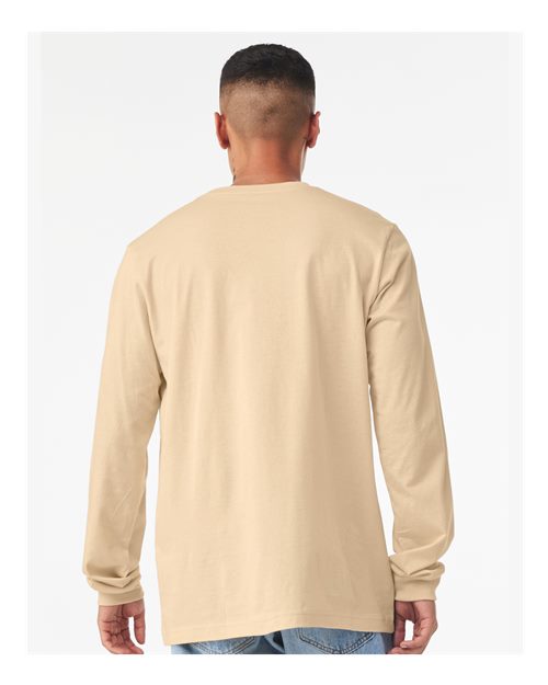 Soft Cream Jersey Long Sleeve Tee - 3501