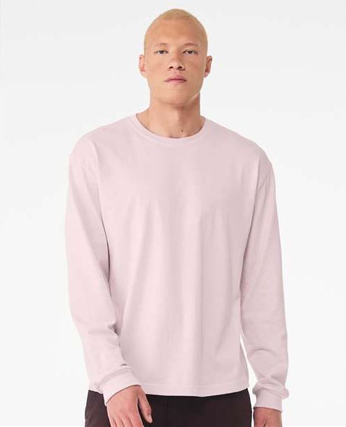 Soft Pink 6 oz. Heavyweight Long Sleeve Tee - 3511