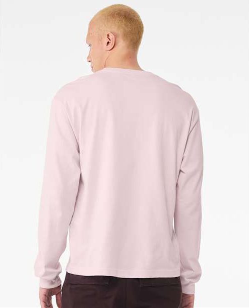 Soft Pink 6 oz. Heavyweight Long Sleeve Tee - 3511