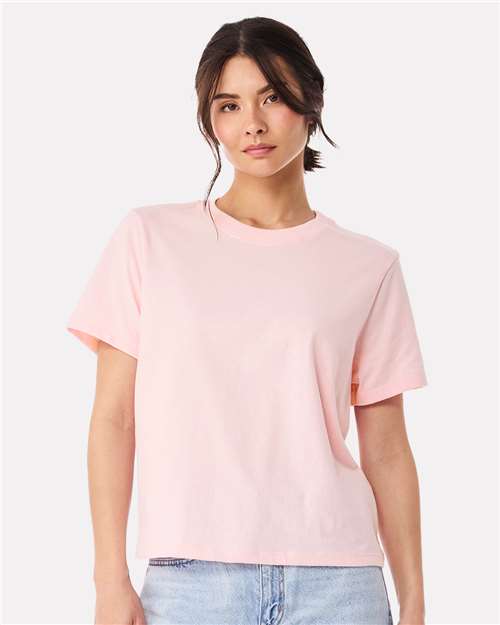 Soft Pink Women's 6 oz Heavyweight Tee - 6110