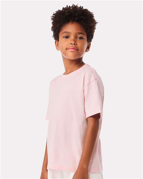 Soft Pink Youth 6oz. Heavyweight Tee - 3010Y