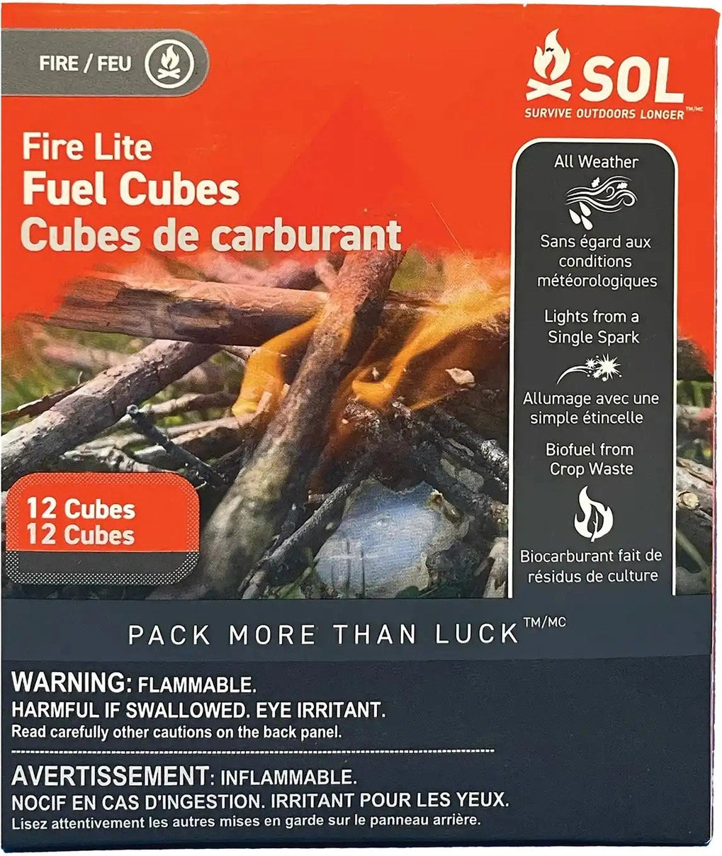 Sol Fire Lite Fuel Cubes 12 Pieces