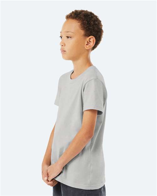Solid Athletic Grey Youth Jersey Tee - 3001Y