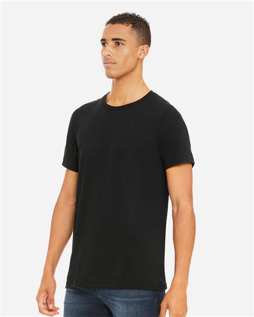 Solid Black Triblend Triblend Tee - 3413