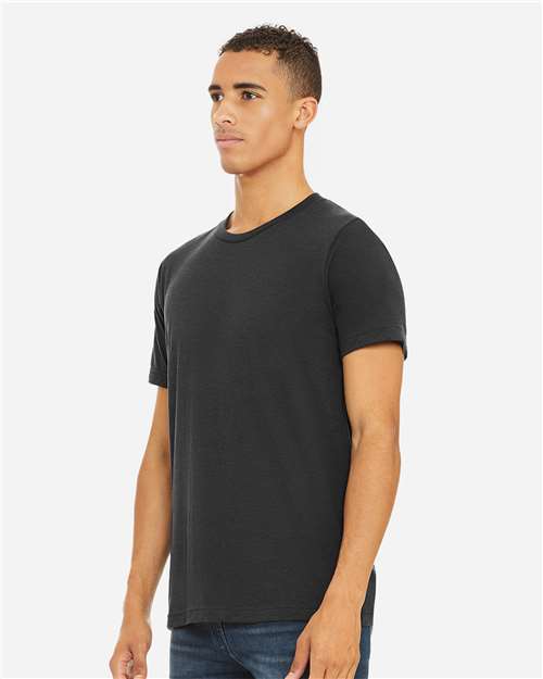 Solid Dark Grey Triblend Triblend Tee - 3413