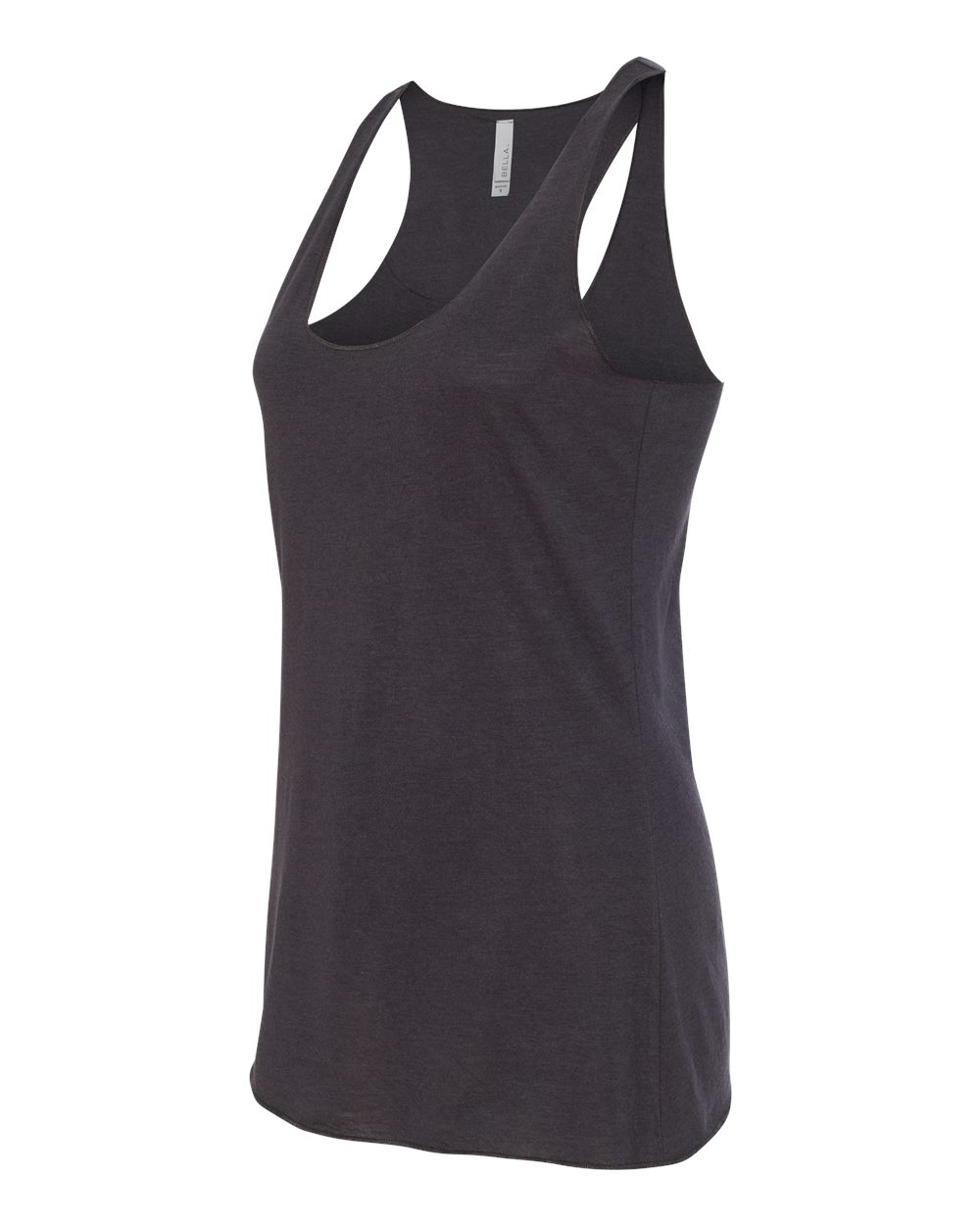 Solid Dark Grey Triblend Women's Triblend Racerback Tank - 8430