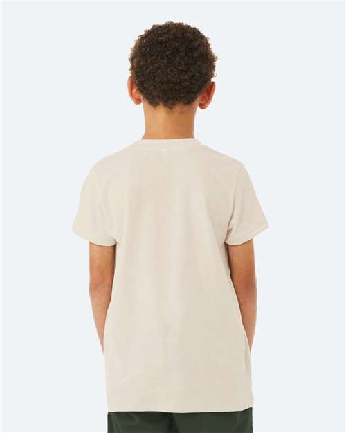 Solid Natural Triblend Youth Triblend Tee - 3413Y