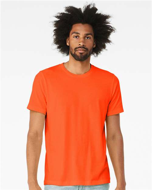 Solid Orange Triblend Triblend Tee - 3413