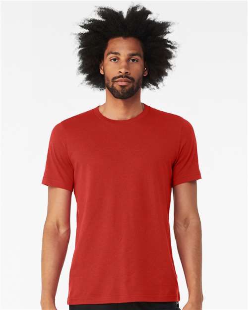 Solid Red Blend CVC Jersey Tee - 3001CVC