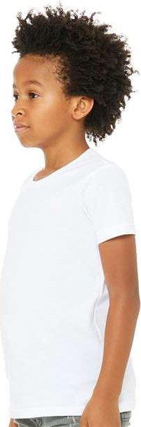 Solid White Blend Youth CVC Jersey Tee - 3001YCVC