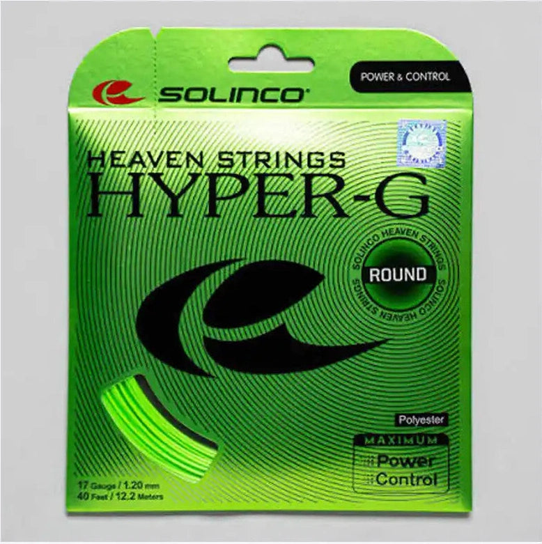 Solinco Hyper-g Round (lime) Tennis String - Lime