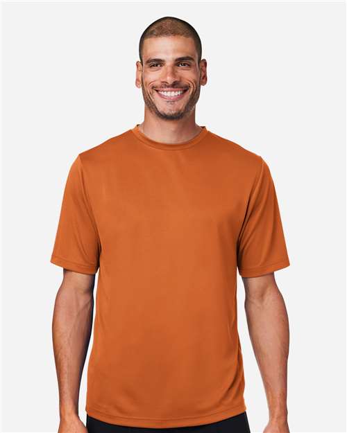 Sport Burnt Orange Men's Zone Performance Mesh T-Shirt - TT15