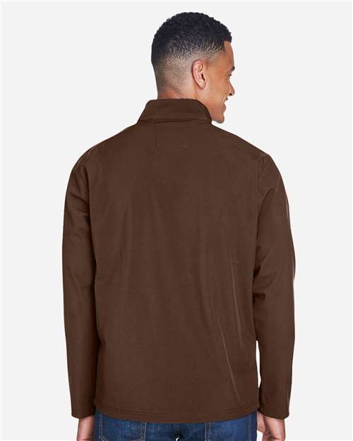 Sport Dark Brown Men's Leader Soft Shell Jacket - TT80