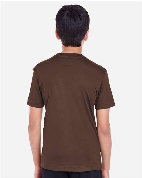 Sport Dark Brown Youth Zone Performance T-Shirt - TT11Y