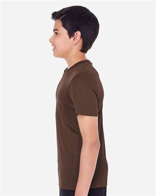 Sport Dark Brown Youth Zone Performance T-Shirt - TT11Y