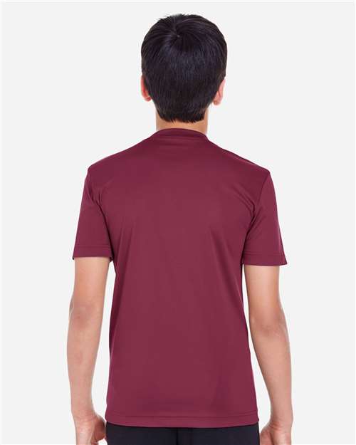 Sport Dark Maroon Youth Zone Performance T-Shirt - TT11Y