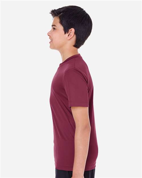 Sport Dark Maroon Youth Zone Performance T-Shirt - TT11Y