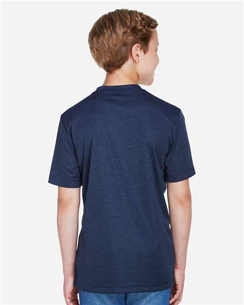 Sport Dark Navy Heather Youth Sonic Heather Performance T-Shirt - TT11HY