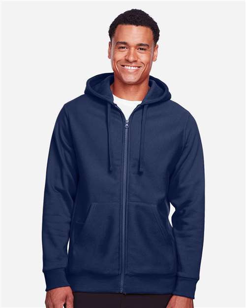 Sport Dark Navy Unisex Zone HydroSport™ Heavyweight Full-Zip Hooded Sweatshirt - TT95
