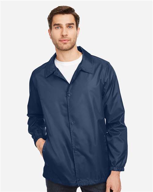 Sport Dark Navy Unisex Zone Protect Coaches Jacket - TT75