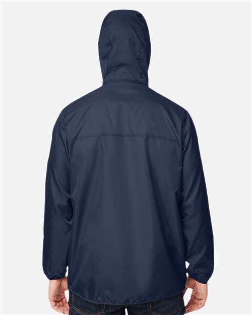 Sport Dark Navy Unisex Zone Protect Packable Anorak Jacket - TT77