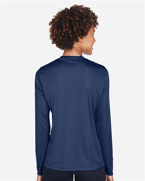 Sport Dark Navy Women's Zone Performance Long Sleeve T-Shirt - TT11WL