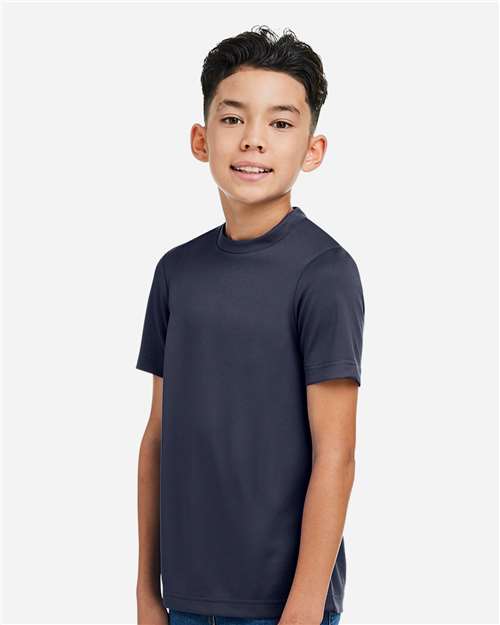 Sport Dark Navy Youth Zone Performance Mesh T-Shirt - TT15Y