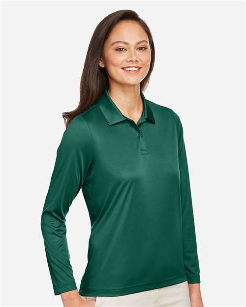 Sport Forest Women's Zone Performance Long Sleeve Polo - TT51LW