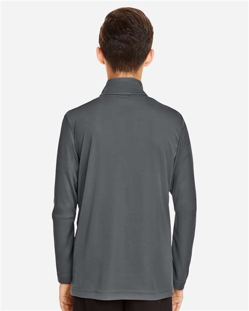 Sport Graphite Youth Zone Performance Quarter-Zip Pullover - TT31Y