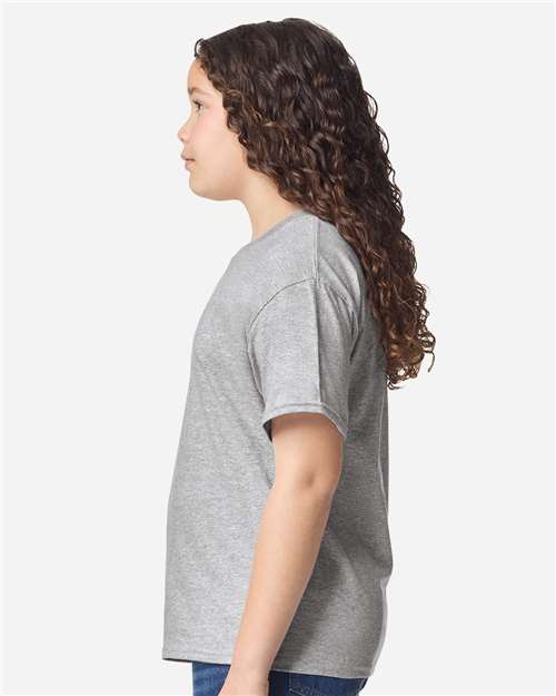 Sport Grey Light Cotton Youth T-Shirt - 3000B