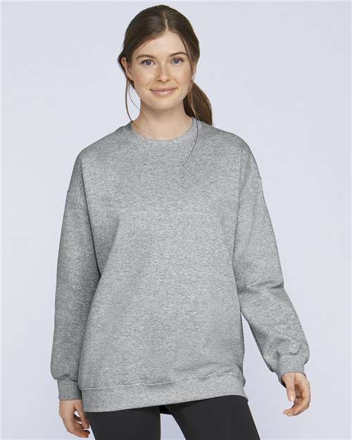 Sport Grey Softstyle® Midweight Crewneck Sweatshirt - SF000