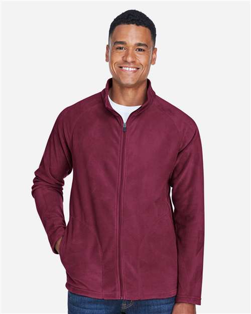 Sport Maroon Men's Campus Microfleece Jacket - TT90