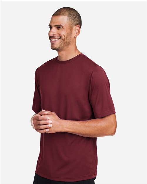 Sport Maroon Men's Zone Performance Mesh T-Shirt - TT15