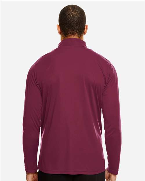 Sport Maroon Men's Zone Performance Quarter-Zip Pullover - TT31