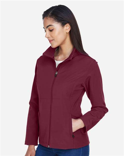 Sport Maroon Women's Leader Soft Shell Jacket - TT80W