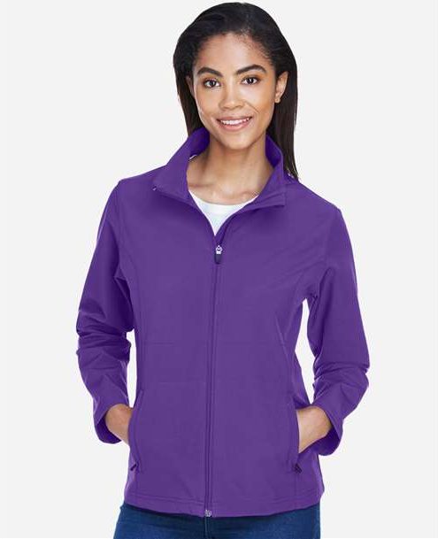 Sport Purple Women's Leader Soft Shell Jacket - TT80W