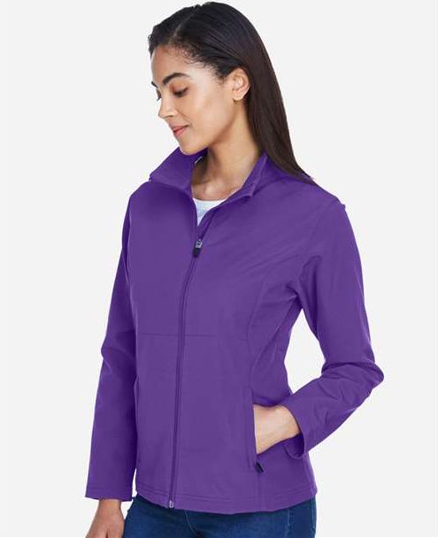 Sport Purple Women's Leader Soft Shell Jacket - TT80W