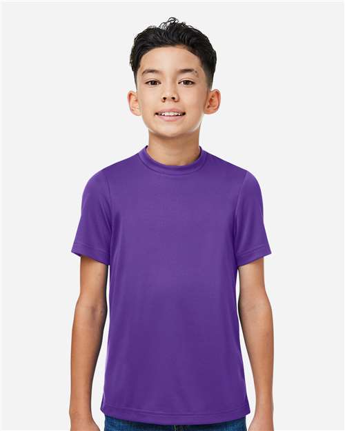 Sport Purple Youth Zone Performance Mesh T-Shirt - TT15Y