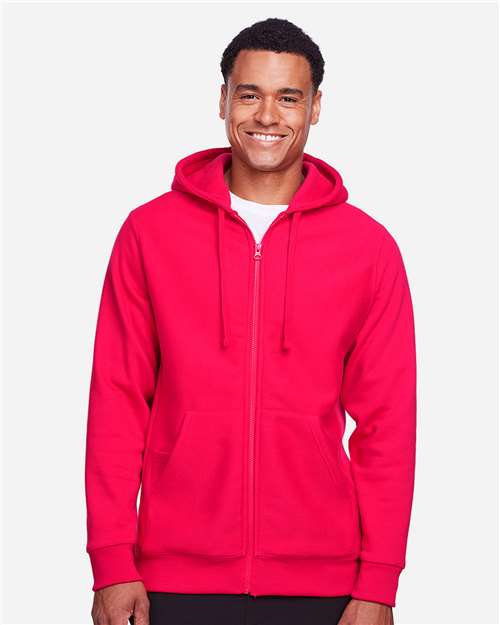 Sport Red Unisex Zone HydroSport™ Heavyweight Full-Zip Hooded Sweatshirt - TT95