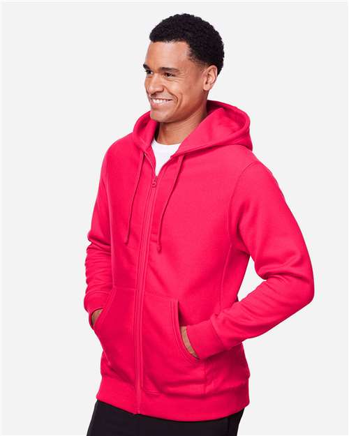 Sport Red Unisex Zone HydroSport™ Heavyweight Full-Zip Hooded Sweatshirt - TT95