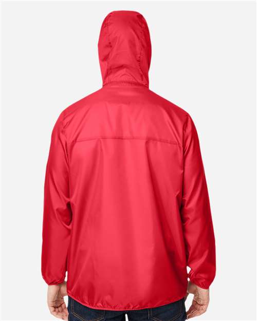 Sport Red Unisex Zone Protect Packable Anorak Jacket - TT77