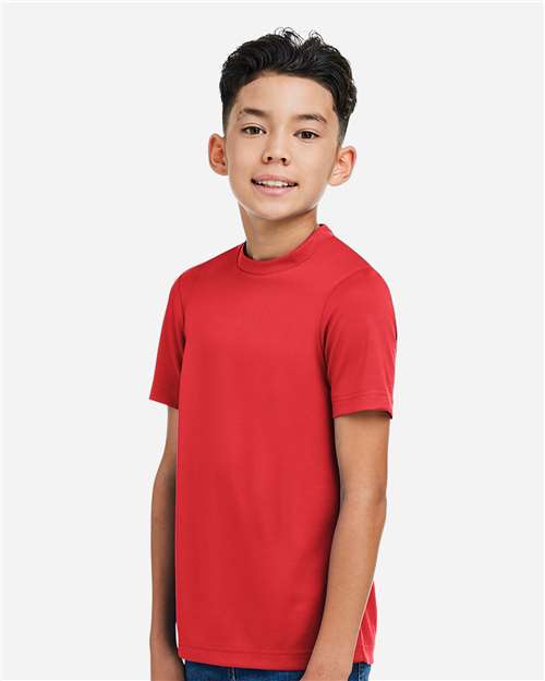 Sport Red Youth Zone Performance Mesh T-Shirt - TT15Y
